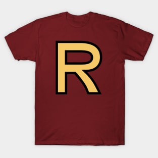 Funky Yellow Letter R T-Shirt